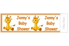 Personalised Baby Shower Party Popper Labels