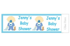 Personalised Baby Shower Party Popper Labels