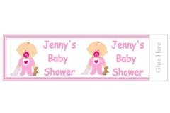 Personalised Baby Shower Party Popper Labels