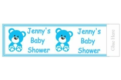 Personalised Baby Shower Party Popper Labels
