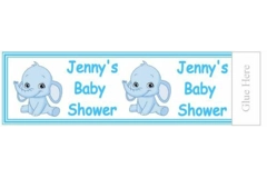 Personalised Baby Shower Party Popper Labels