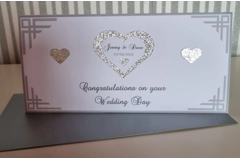Personalised Wedding Gift Money/Voucher Wallet