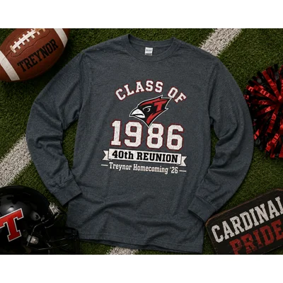 40th Standard Long Sleeve Tshirt