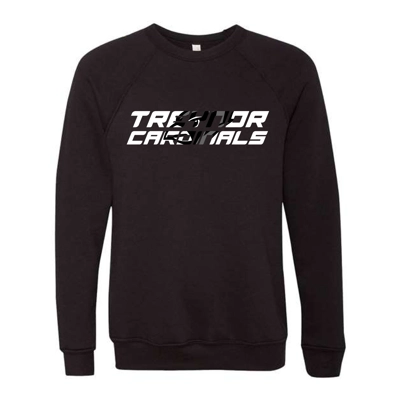 Bella Blackout Cardinal Crew Sweatshirt