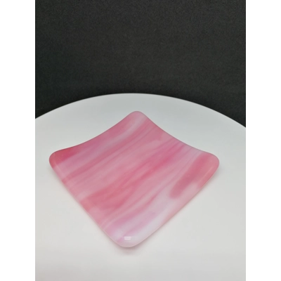 Streaky pink small trinket bowl