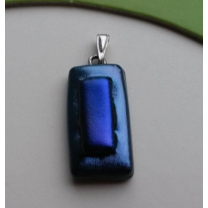 P19 Violet & purple dichroic pendant
