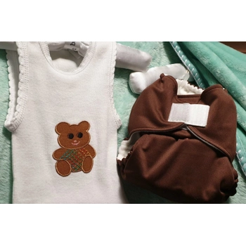 Teddy singlet Size 00 a..