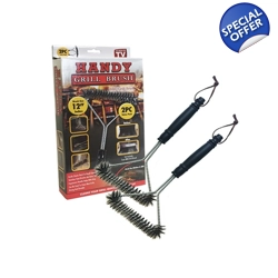 2 Handy Grill Brushes