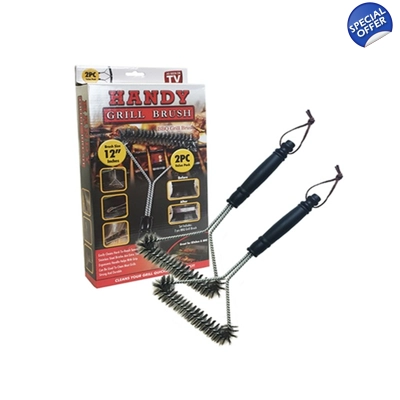 2 Handy Grill Brushes