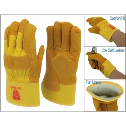 2 Pair Work Gloves Pile Lined