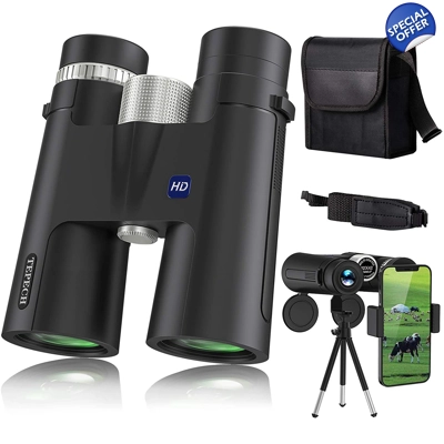 Tepech Light Vision Binoculars With Smartphone Adaptor