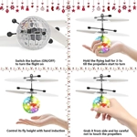 Hand Control LED Disco Lights RC Flying Drone