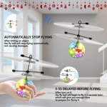 Hand Control LED Disco Lights RC Flying Drone