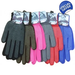 1 Dozen Assorted Sport / Driving Gloves With Gri..