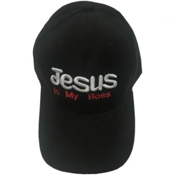 Jesus Is My Boss Black Baseb..