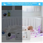 5 inch Baby Monitor And Rotating Camera