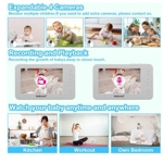 5 inch Baby Monitor And Rotating Camera