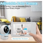 5 inch Baby Monitor And Rotating Camera