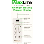 MaxLite 8 Outlet Energy Saving Surge Power Strip
