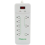 MaxLite 8 Outlet Energy Saving Surge Power Strip