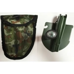 Folding Camp Shovel With Compass And Nylon Case