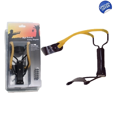 Sling Shot With Shot Pellets