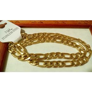 CADENA FIGARO DORADA 9,5MM