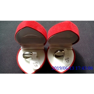 ALIANZAS 4MM DE ACERO MATE