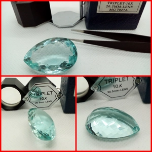 AGUAMARINA ENORME CREADA TALLA PERA 58.5 CTS.