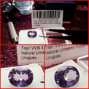 Amatista Oval Uruguay 3.18 Cts.