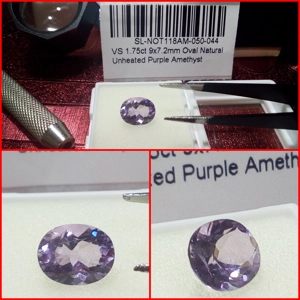 Amatista VS Oval Uruguay 1.75 Cts