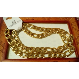 CADENA FIGARO DORADA 11MM