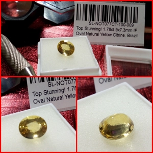 Citrino talla Oval Brasil 1.78 Cts.