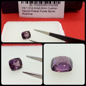 Espinela de Birmania talla Cojín VS 1.21 Cts
