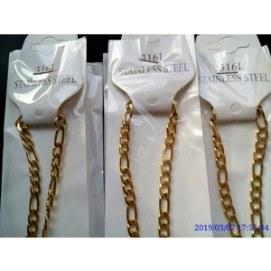 CADENA FIGARO DORADA 4,5MM