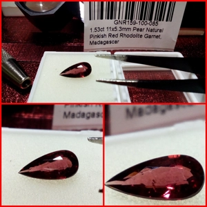 Granate Rodolita Pera Madagascar 1.53 Cts