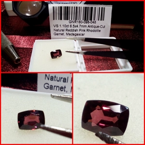 Granate Rodolita talla Antigua 1.10Cts.