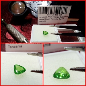 Granate Tsavorita Triangulo 0.81 Cts