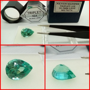 GRANDIDIERITA MADAGASCAR CREADA TALLA PERA 5.65 CTS.