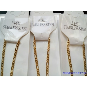 CADENA FÍGARO DORADA 3MM