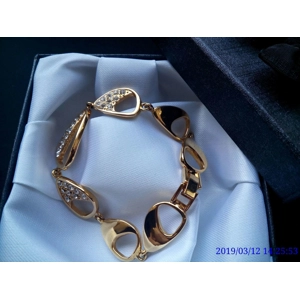 PULSERA MUJER GOLDFILLED CRISTAL 17MM