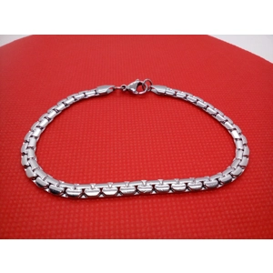 PULSERA APLANADA ACERO CASUAL