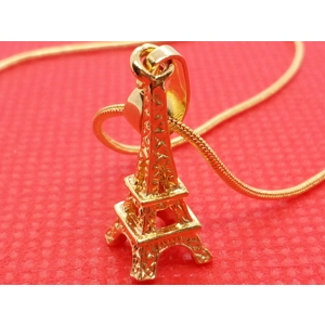 COLGANTE DE GOLD FILLED 18K DE LA TORRE EIFFEL