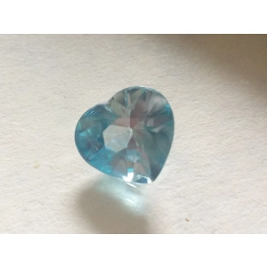 Zircón Azul talla Corazón de Camboya 1.15 Ct.