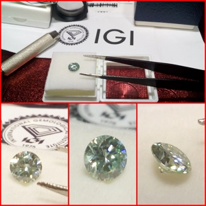 Moissanita Brillante 0.69 Ct. IF Fancy