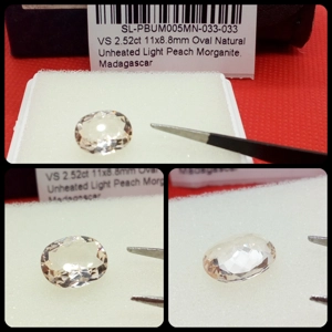 Morganita de Madagascar VS talla Oval 2.52 Cts