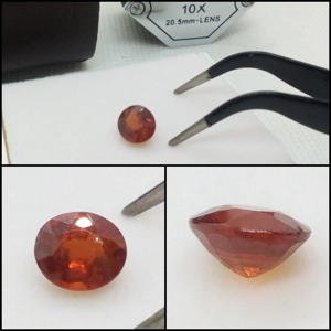 Granate Espesartita África Oval 1.52 Ct.