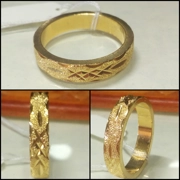 Sortija Geométrica Dorada - Talla 11 USA