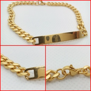 ESCLAVA MUJER CHAPADO ORO 20CM X 5MM