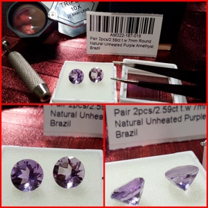 Amatistas de Brasil Redondas 2.59 Cts